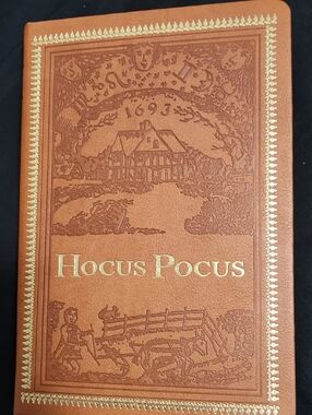 Hocus Pocus Embossed Faux Leather Journal